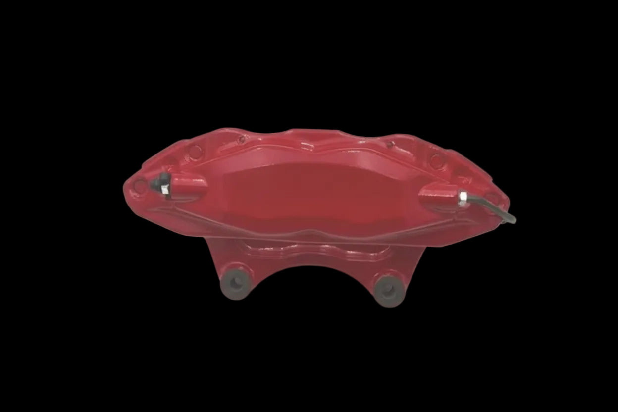 Tesla Model S bremsecaliper rød front Brembo